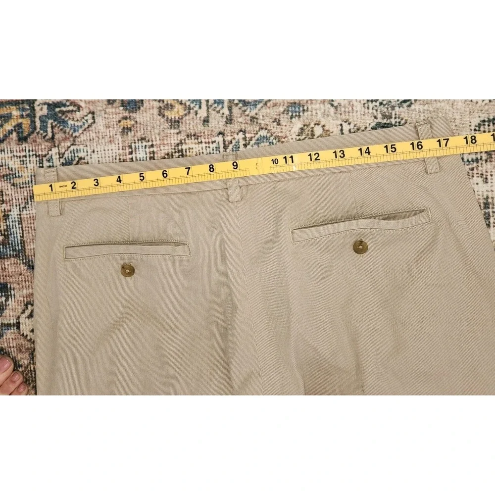 VTG Banana Republic Dawson‎ Straight Chinos - 34x28  (30x30) Searsucker Taupe